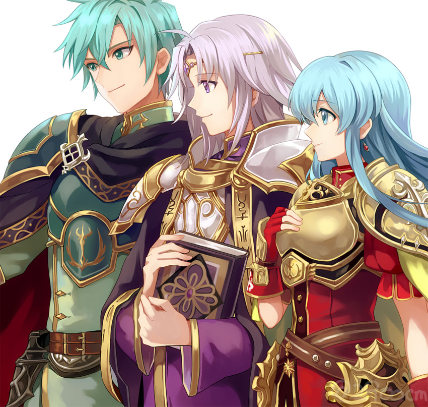 eirika, ephraim, and lyon (fire emblem and 2 more) drawn by nana_(nanalog76)