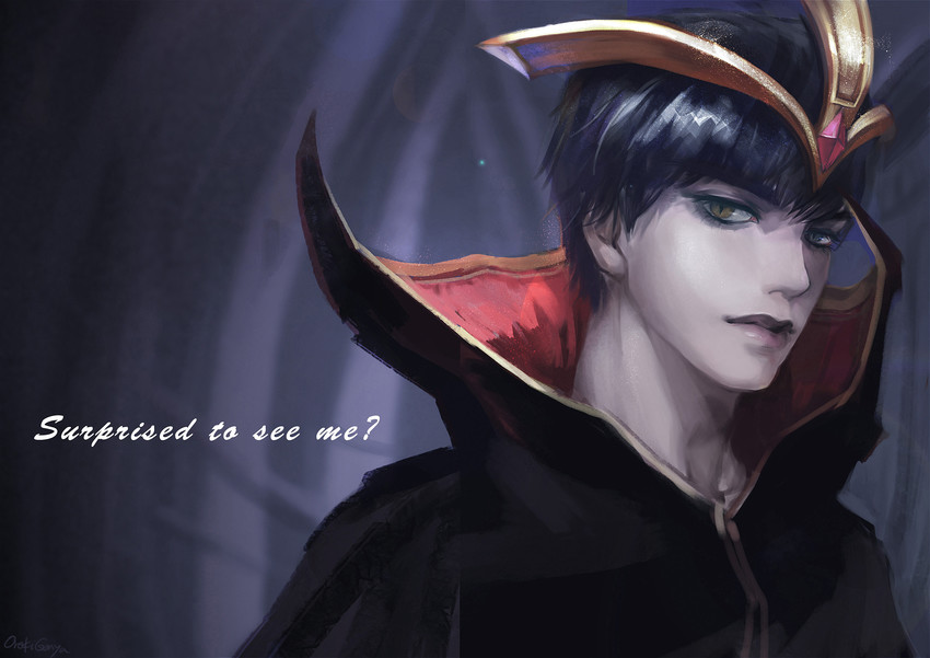 leblanc and faker (league of legends) drawn by oreki_genya