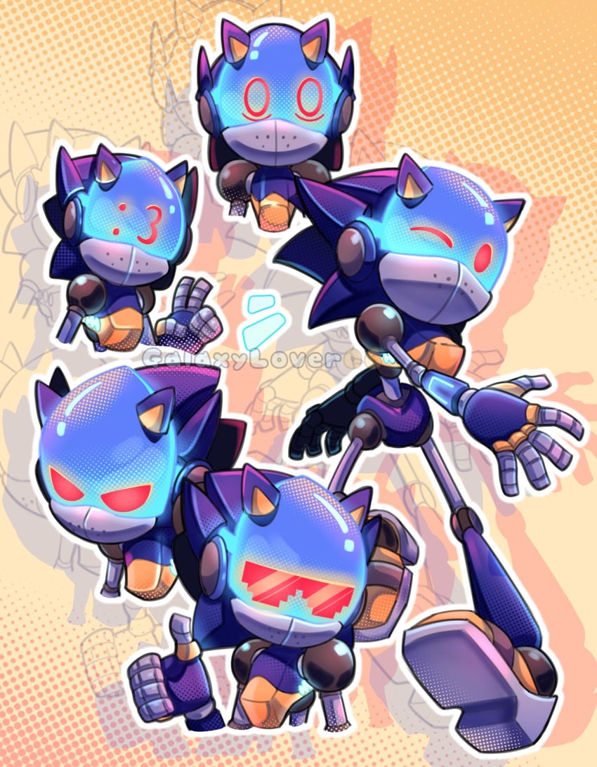 chaos sonic (sonic and 1 more) drawn by galaxylover06