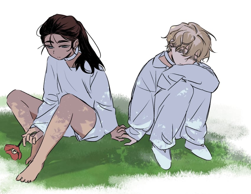luka and hyuna (alien stage) drawn by u_qrou