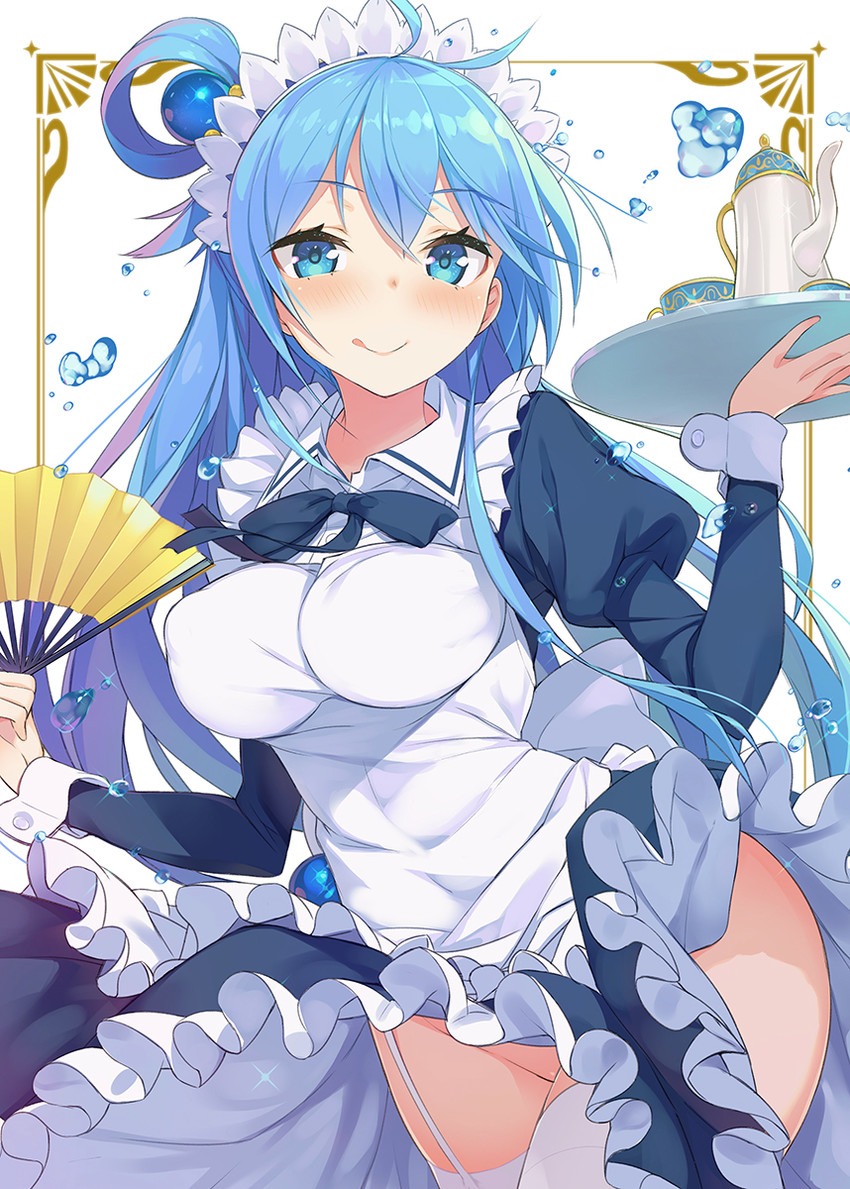 aqua (kono subarashii sekai ni shukufuku wo!) drawn by tam-u