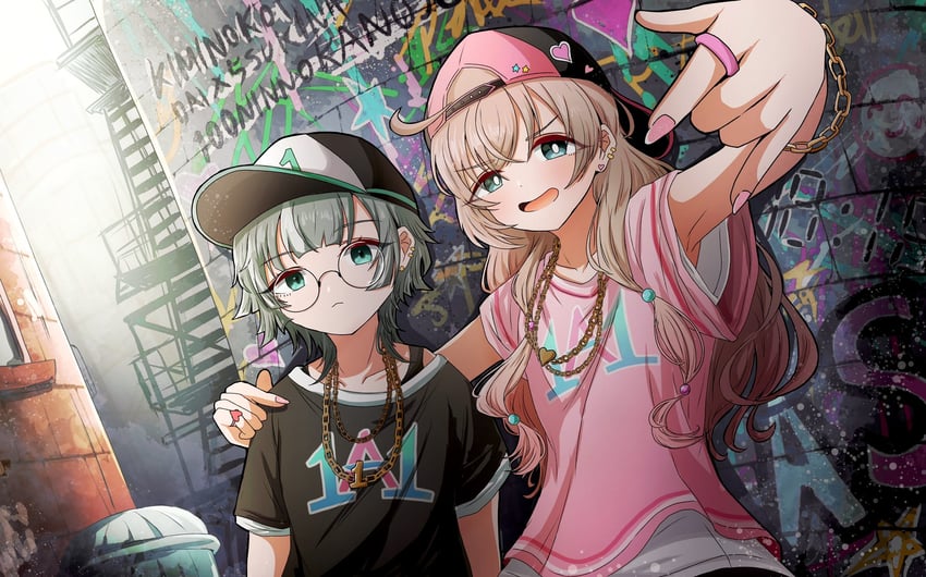kedarui aashii and hifumi suu (kimi no koto ga dai dai dai dai daisuki na 100-nin no kanojo) drawn by kusanochika