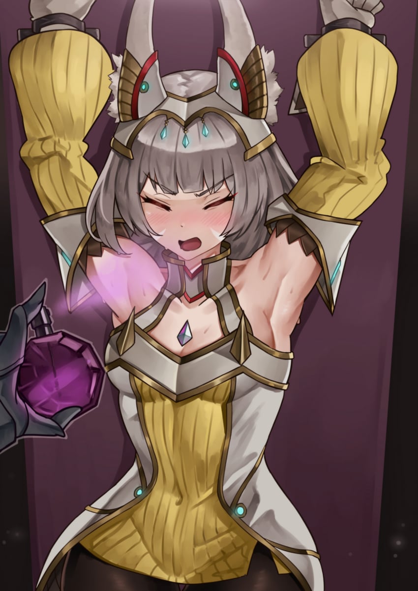 nia (xenoblade chronicles and 1 more) drawn by yotsuha_uni