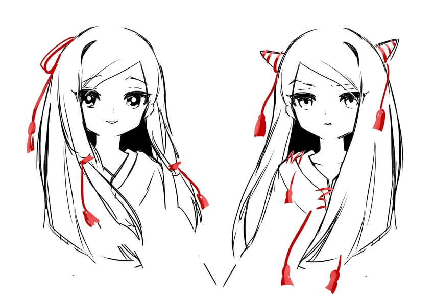 nippaku zanmu (touhou and 1 more) drawn by yuka_yukiusa