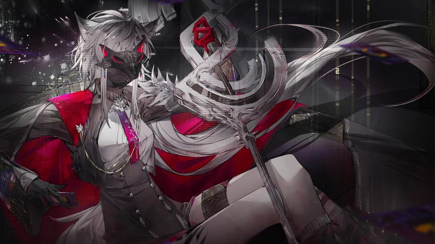 lappland and lappland the decadenza (arknights) drawn by 0_(znanimo)