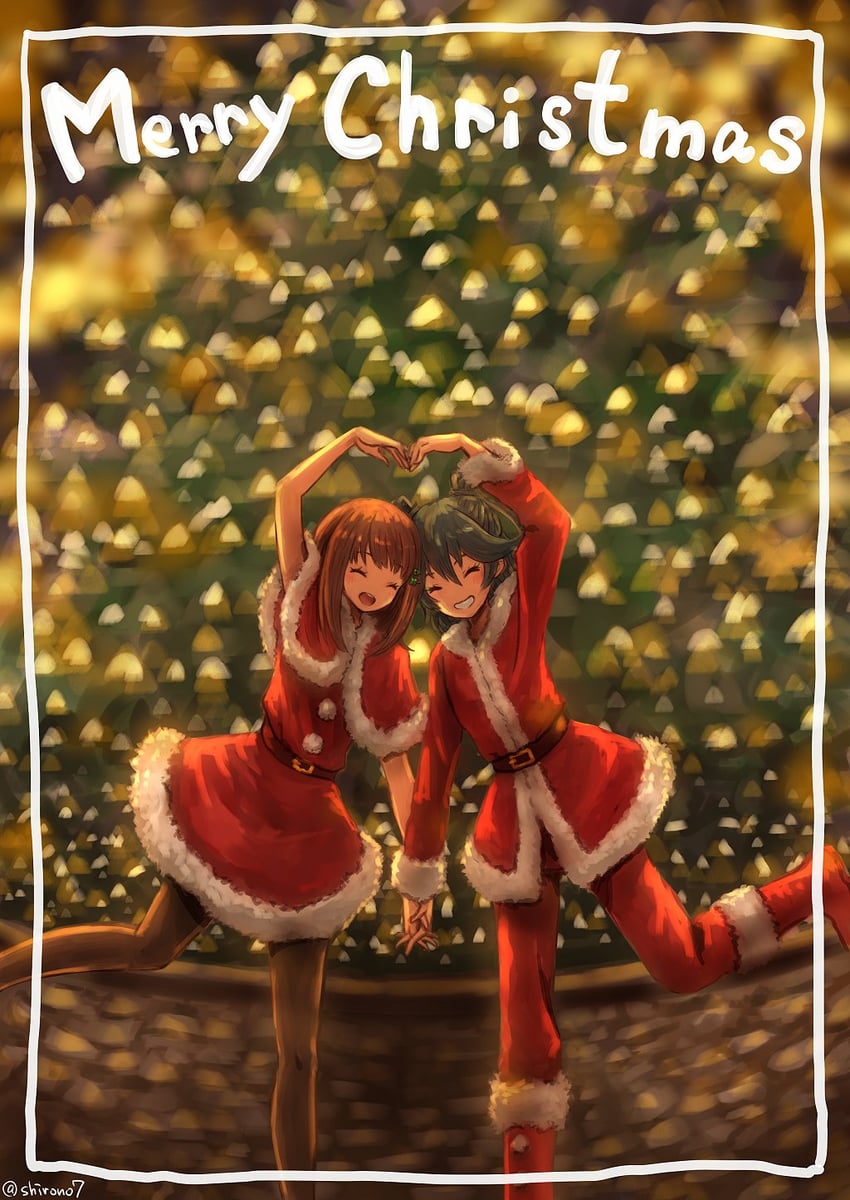 tamane uta and shirono yuzuki (gems company) drawn by shirono