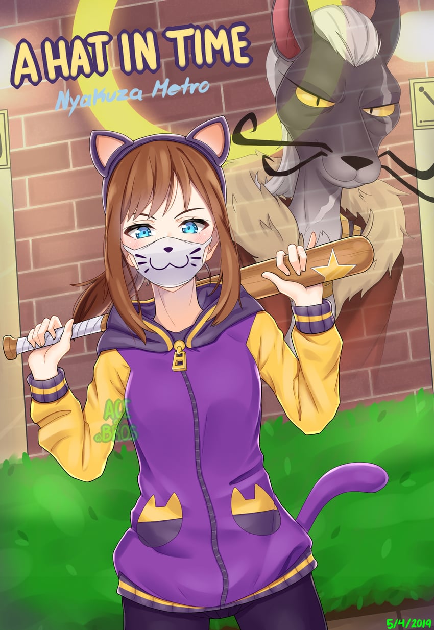 hat kid and the empress (a hat in time) drawn by aceofbros