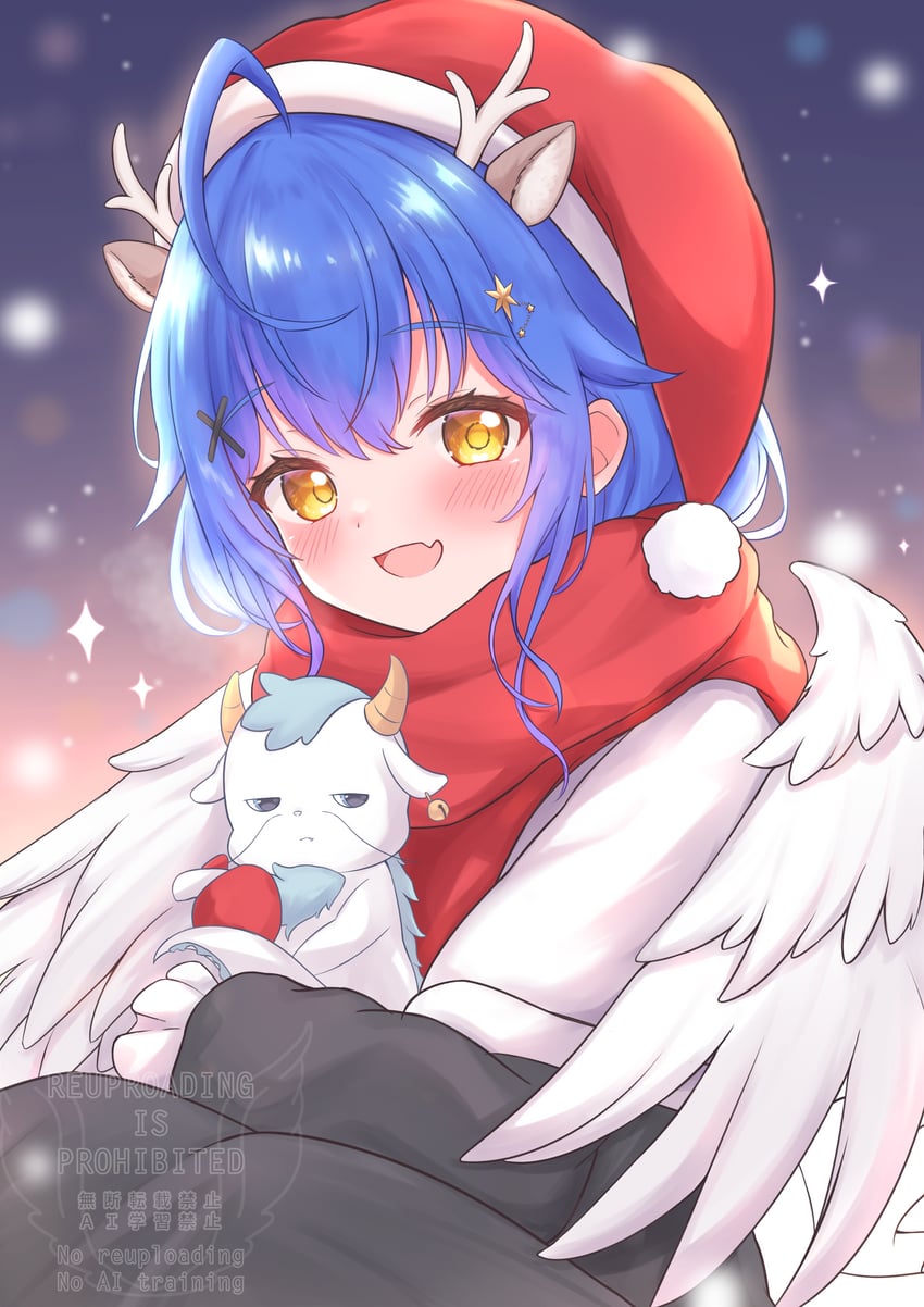 amamiya kokoro and neko (nijisanji) drawn by matcha_november