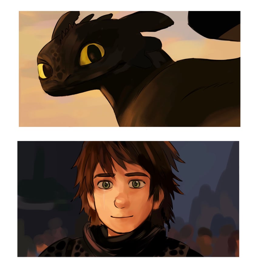 toothless and hiccup horrendous haddock iii (how to train your dragon) drawn by hxxxfx