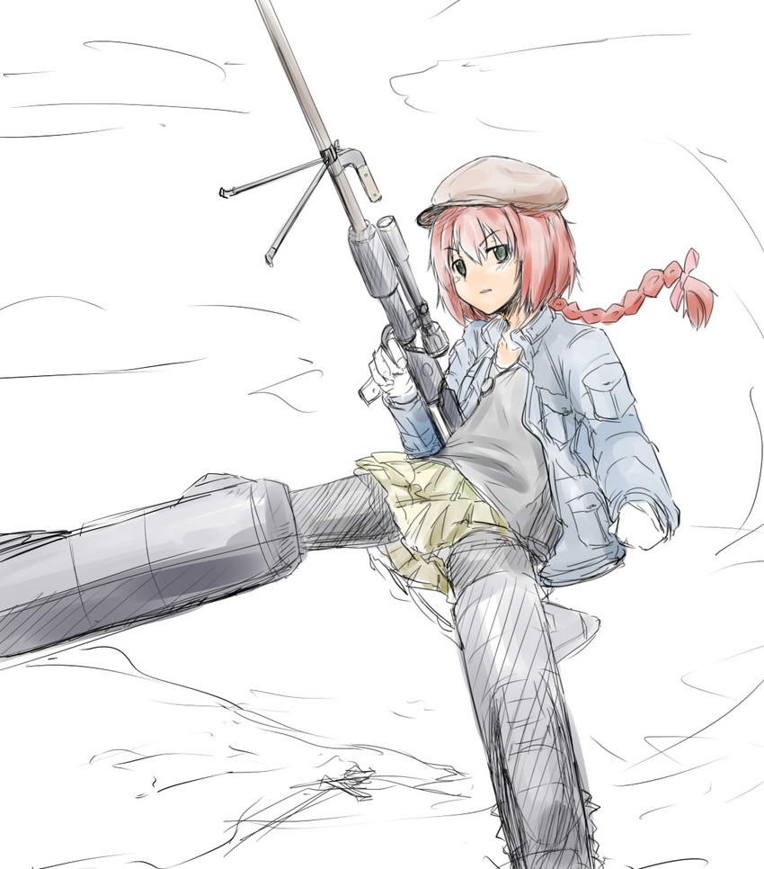 suou pavlichenko (world witches series and 1 more) drawn by babaa_(namarahakata)