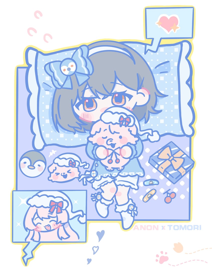 chihaya anon and takamatsu tomori (bang dream! and 1 more) drawn by haaaa74112760