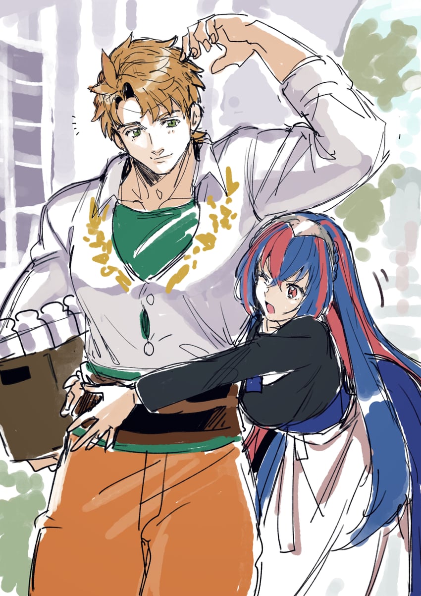 female alear and boucheron (fire emblem and 1 more) drawn by dc_w48
