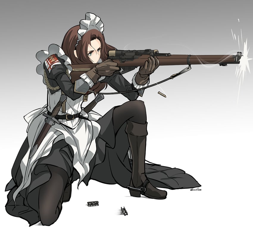 gina wallace (heroes of order) drawn by asterisk_kome