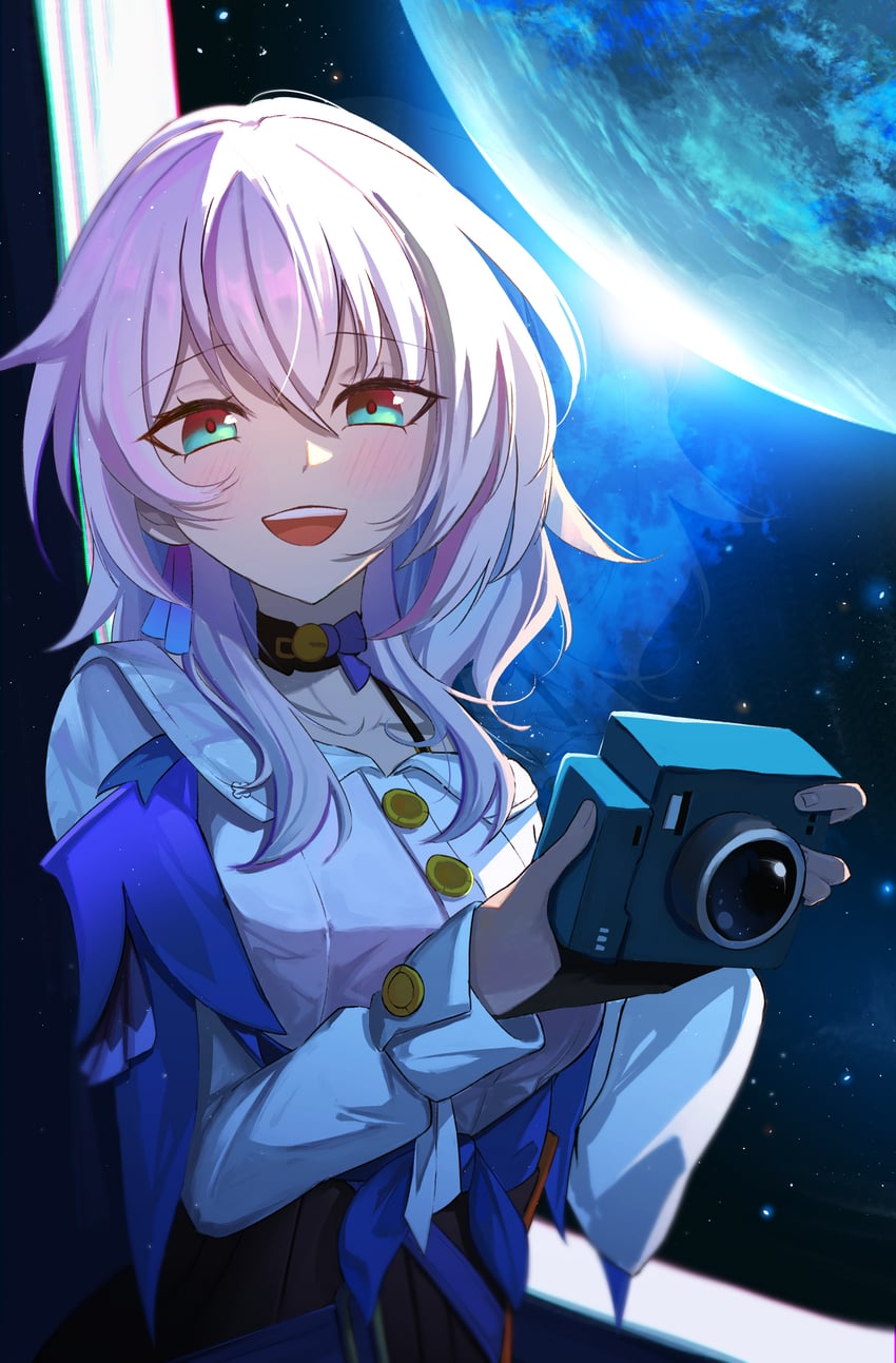 march 7th (honkai and 1 more) drawn by remirii