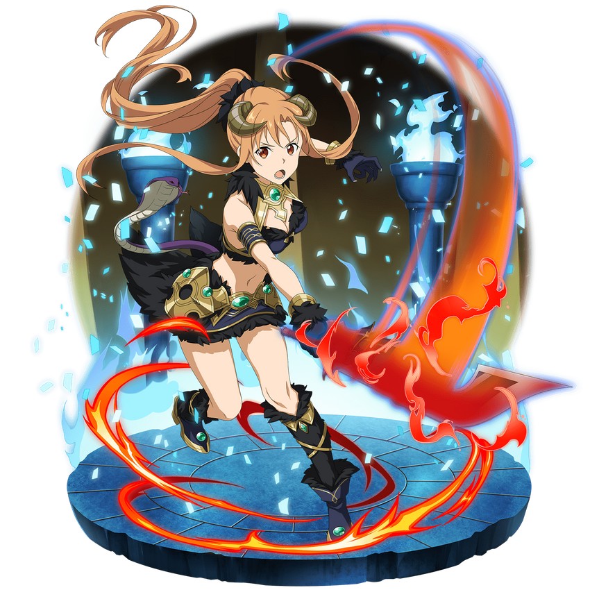 asuna and the gleam eyes (sword art online and 1 more)