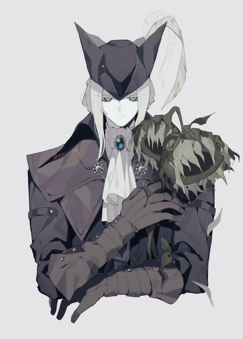 lady maria of the astral clocktower (bloodborne) drawn by xx_asui