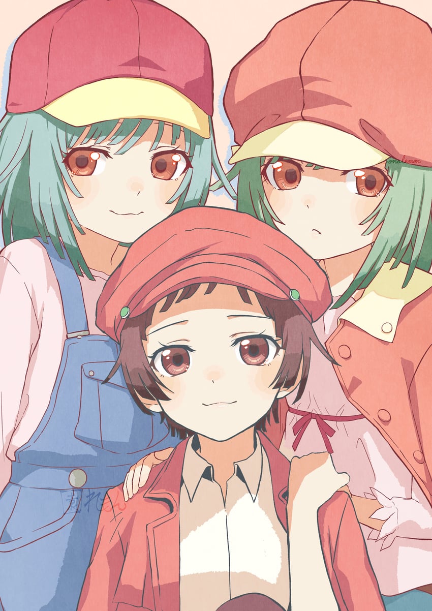 sengoku nadeko (monogatari and 2 more) drawn by izu_lemon