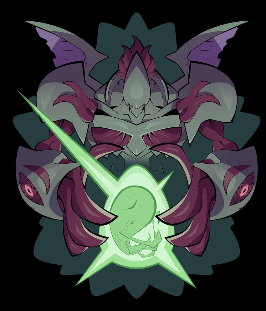 arkadimon ultimate and arkadimon baby (digimon) drawn by tillo_(digitaltillo)