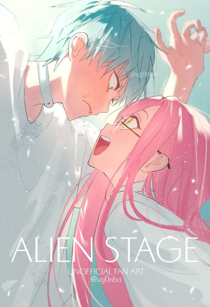 mizi and till (alien stage) drawn by ugonba_(howatoro)