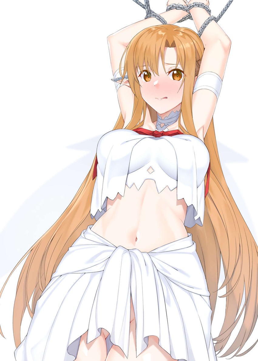 asuna and titania (sword art online) drawn by raitho