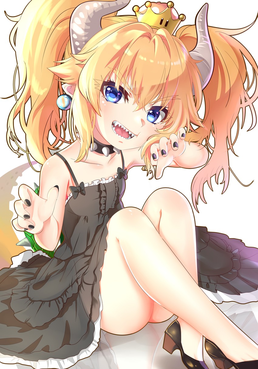 bowsette (mario and 1 more) drawn by gou_d