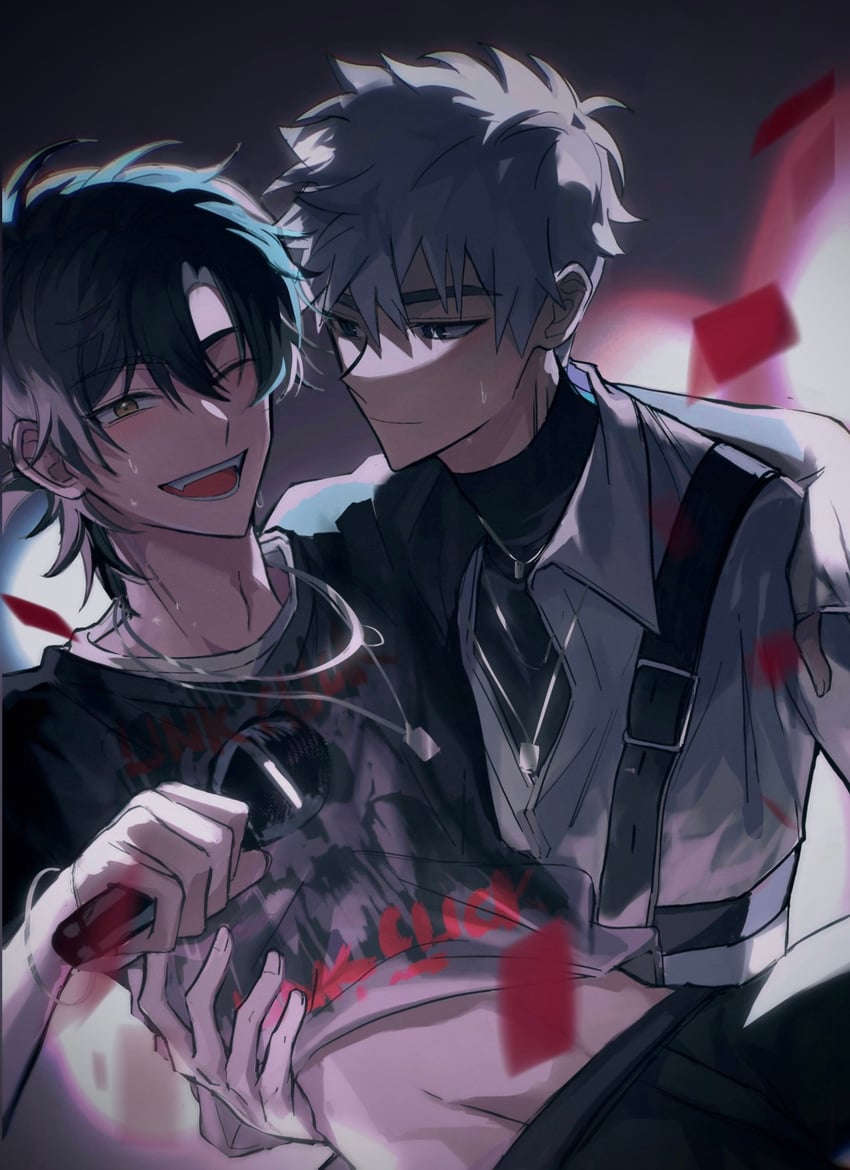 cheng xiaoshi and lu guang (shiguang dailiren) drawn by qianmo_saya