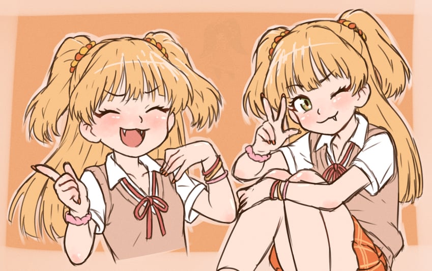 jougasaki rika (idolmaster and 1 more) drawn by beachepisode