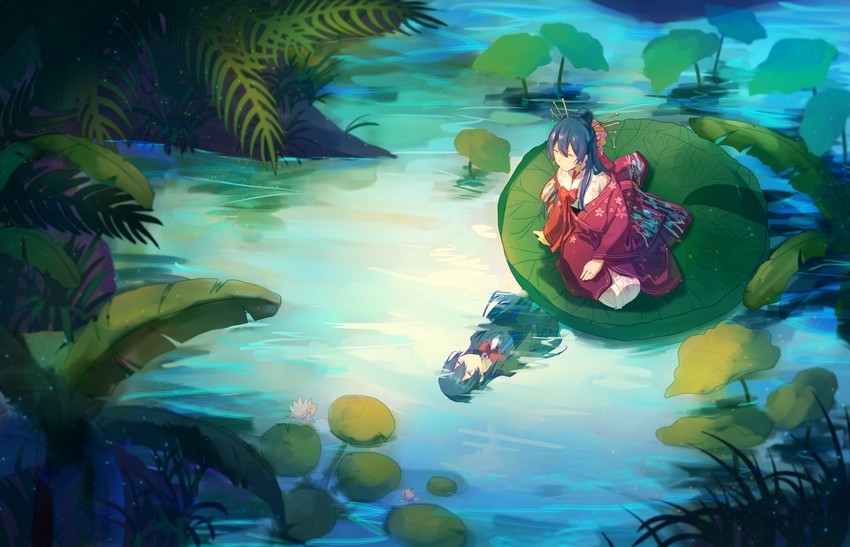 sonoda umi (love live! and 1 more) drawn by walluka