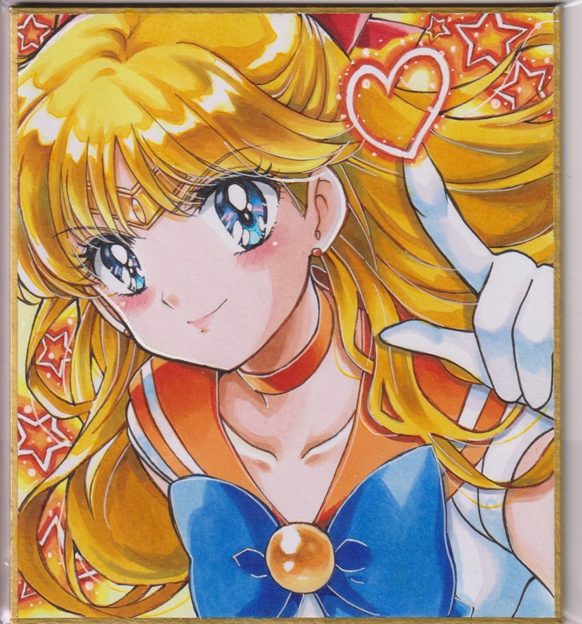aino minako and sailor venus (bishoujo senshi sailor moon) drawn by user_kztc4472