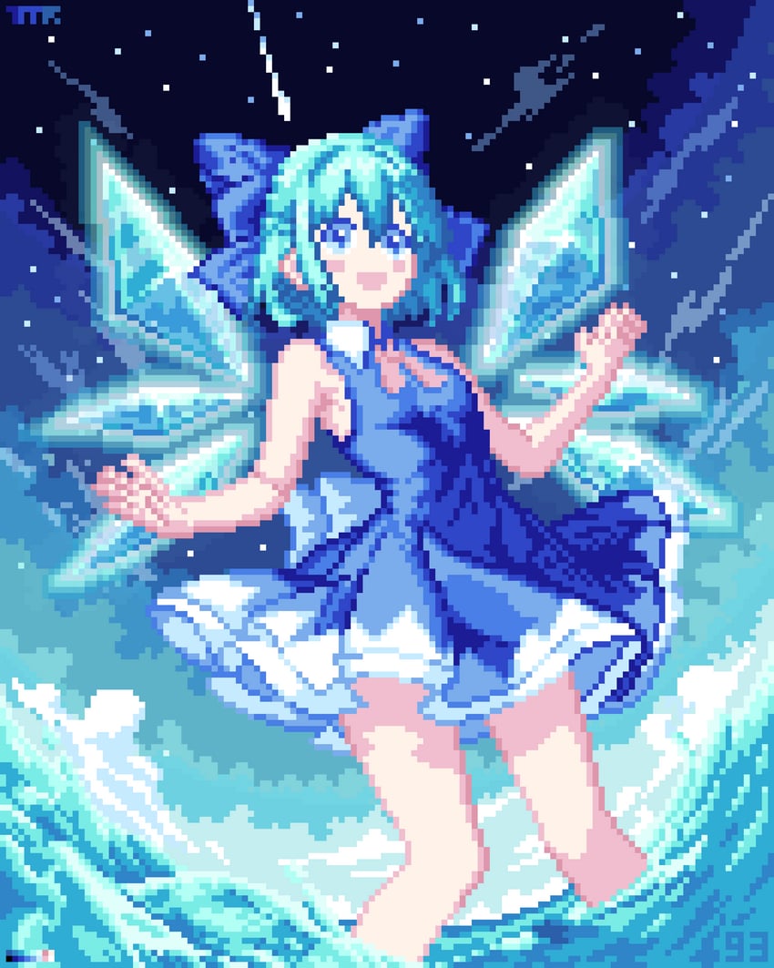 cirno (touhou) drawn by tomoruka_mr
