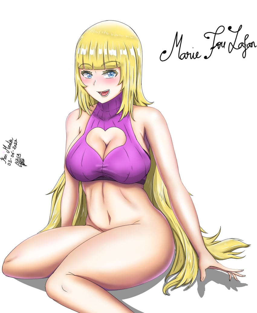 marie fou lovan (otome gee sekai wa mob ni kibishii sekai desu) drawn by kenmaster17