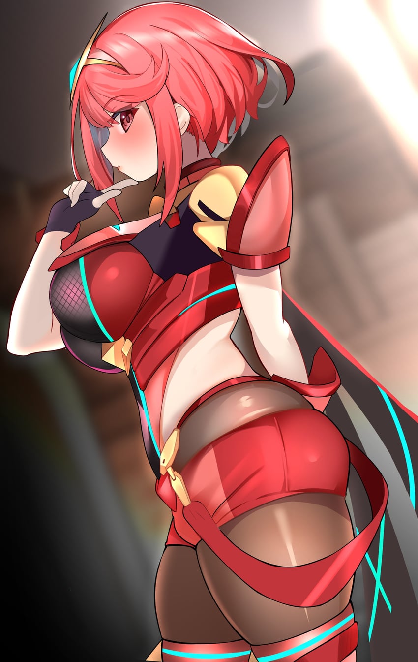 pyra (xenoblade chronicles and 1 more) drawn by enishi96