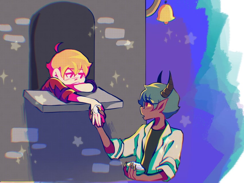 yen and cyrus (a hero and a garden) drawn by crabapplenr