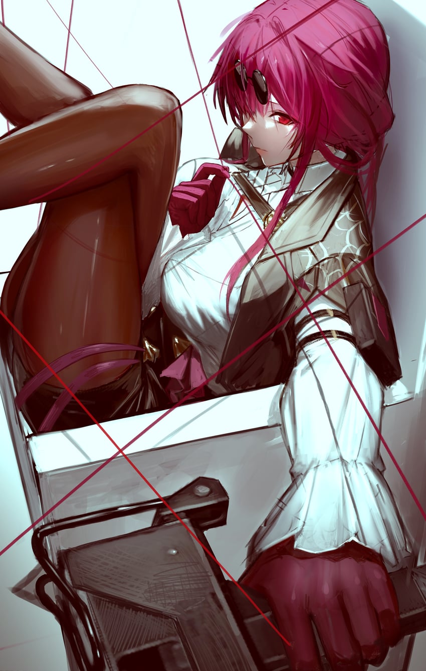 kafka (honkai and 1 more) drawn by ganet_p