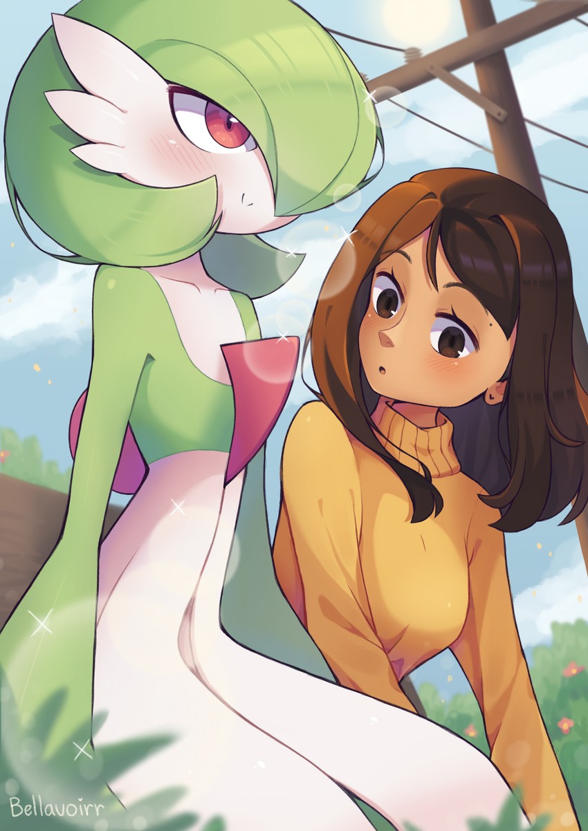 gardevoir and bella (original and 1 more) drawn by bellavoirr