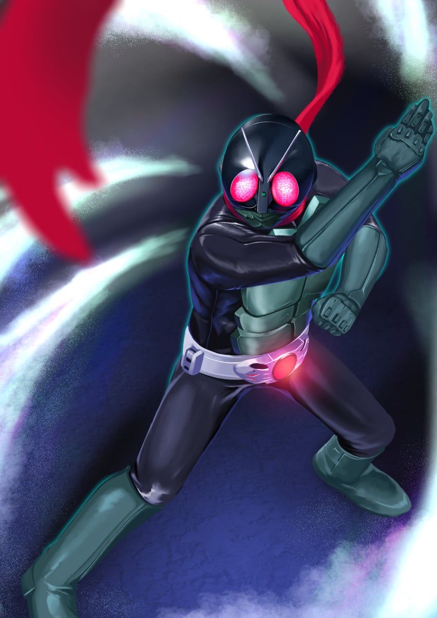 kamen rider 1 (kamen rider and 1 more) drawn by mefi_ra_es