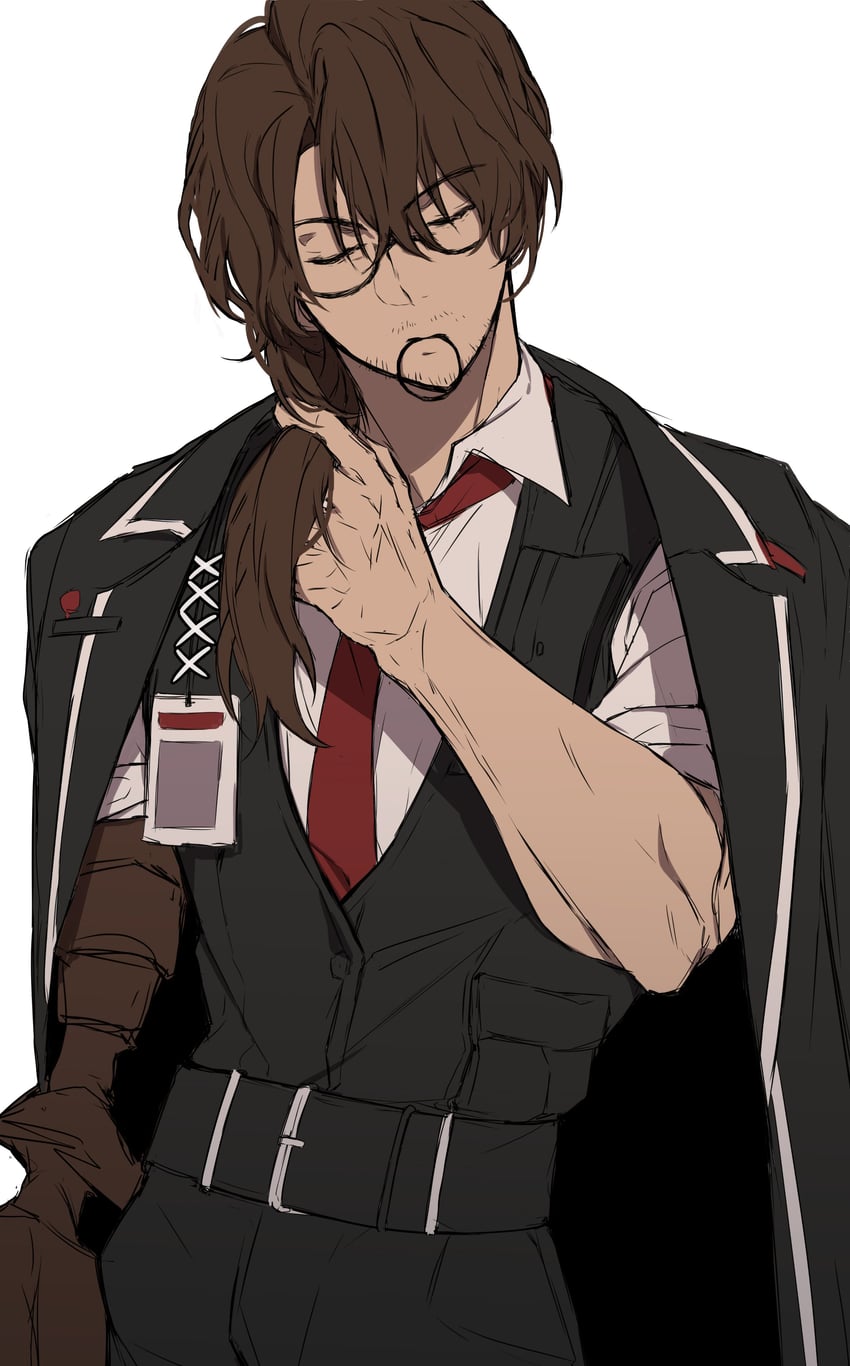 gregor (project moon and 1 more) drawn by ouc
