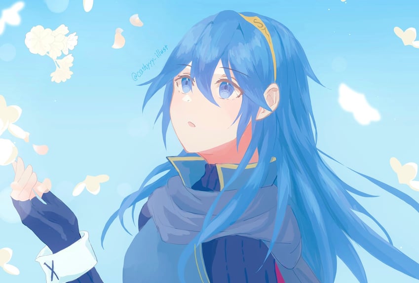 lucina (fire emblem and 1 more) drawn by kyashii_(cathyyy_illust)