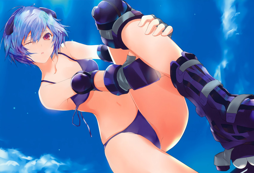 ayanami rei (neon genesis evangelion and 1 more) drawn by fuyuno_haruaki