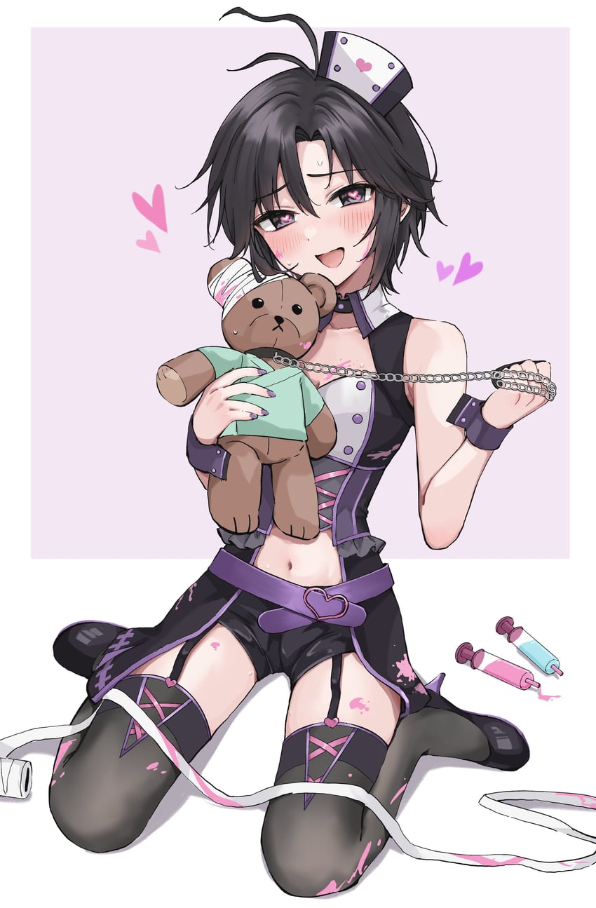 kikuchi makoto (idolmaster and 2 more) drawn by aburi-gatana