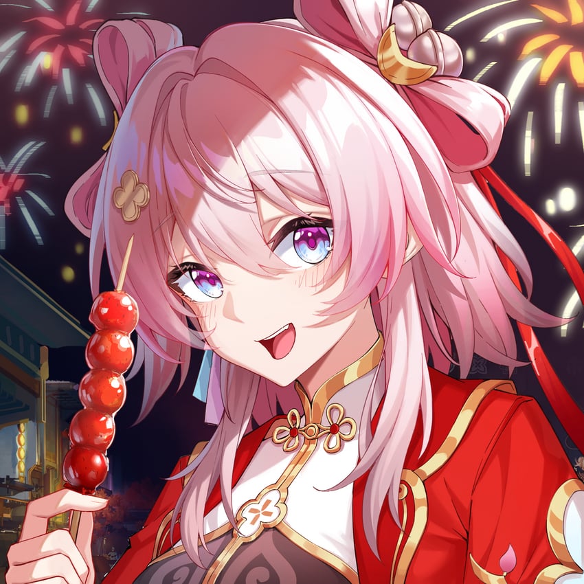 march 7th (honkai and 1 more) drawn by kuma-ra