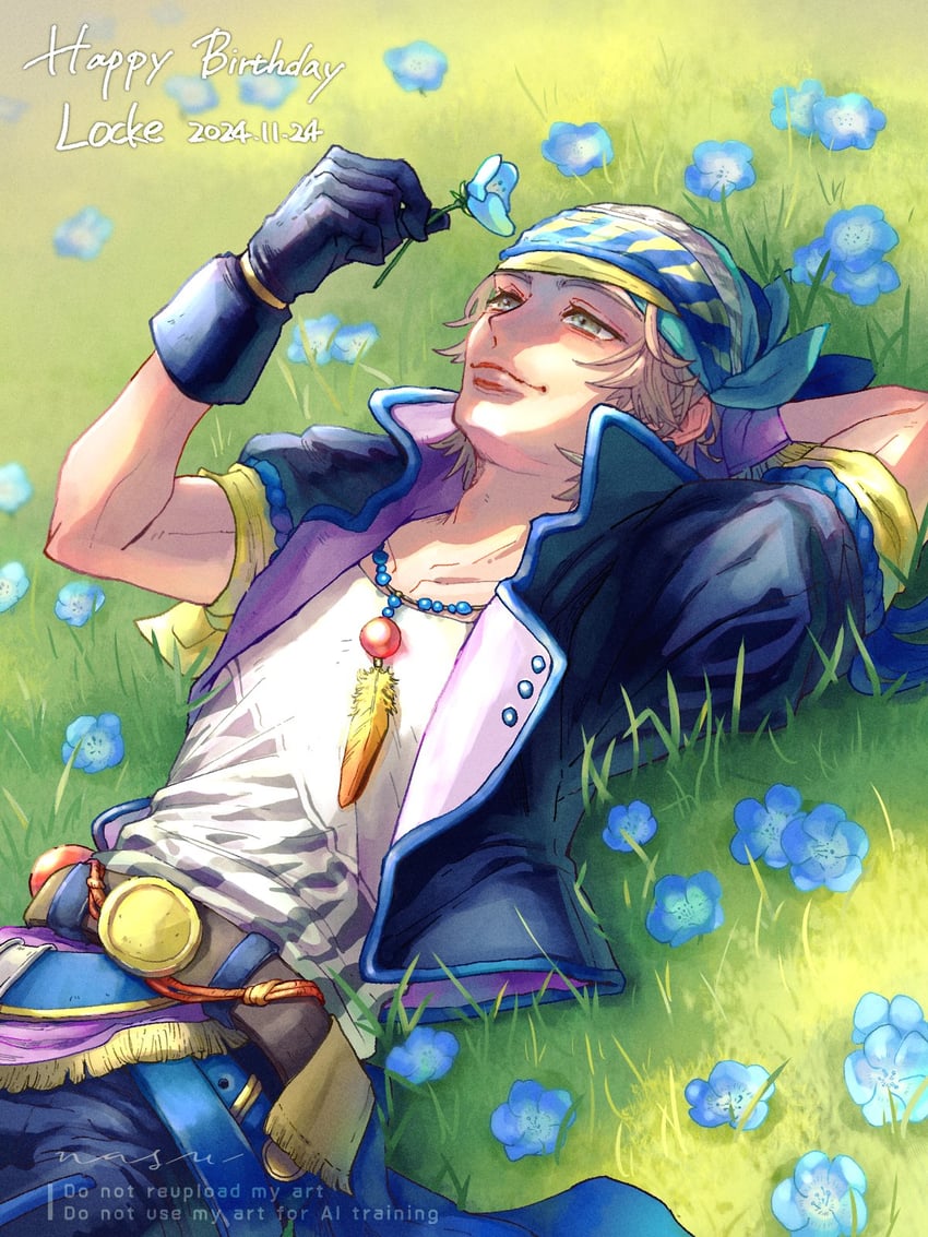 locke cole (final fantasy and 1 more) drawn by eakanasu