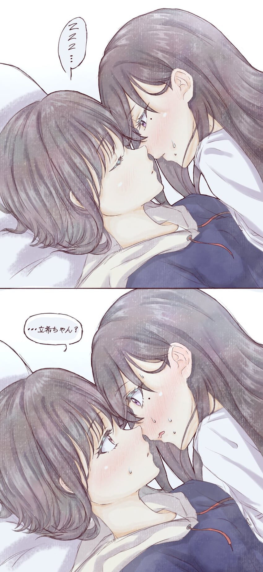 shiina taki and takamatsu tomori (bang dream! and 1 more) drawn by miikoko