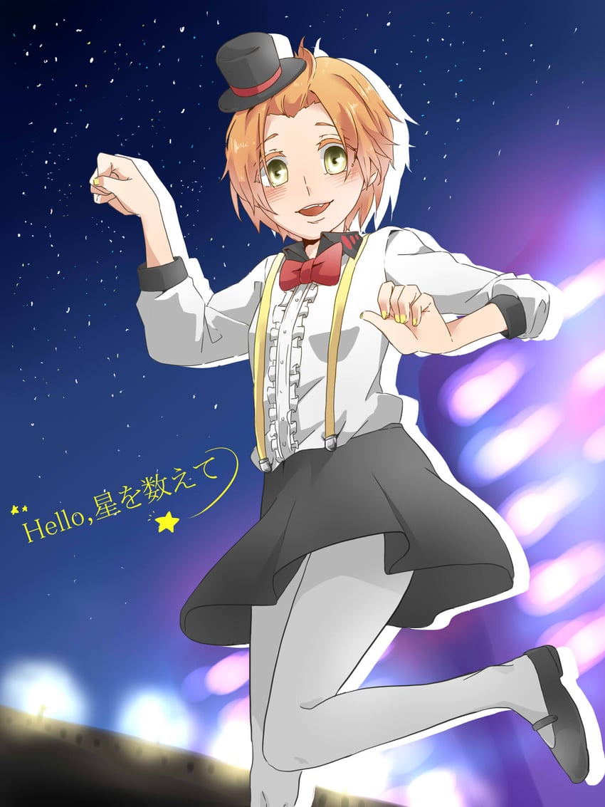 hoshizora rin (love live! and 2 more) drawn by kashikaze