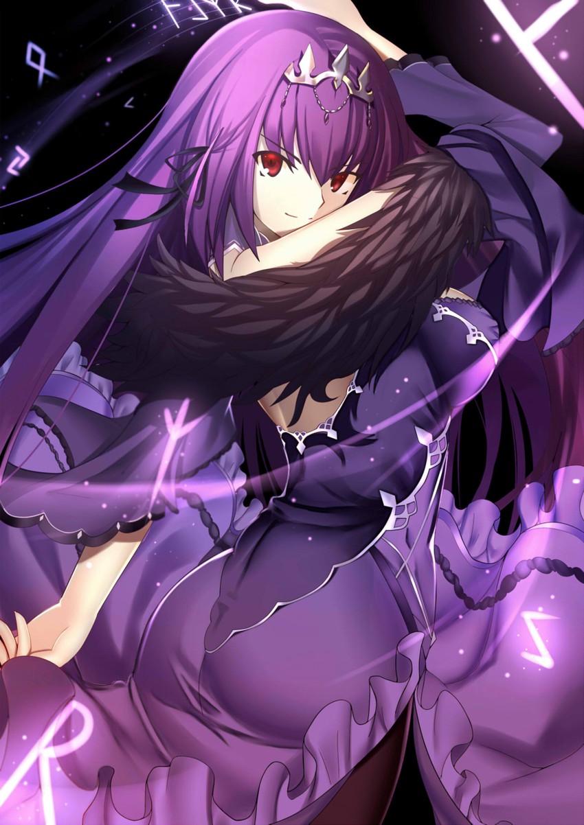 scathach and scathach skadi (fate and 1 more) drawn by paperfinger