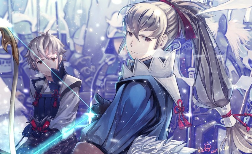 takumi and kiragi (fire emblem and 1 more) drawn by kero_sweet