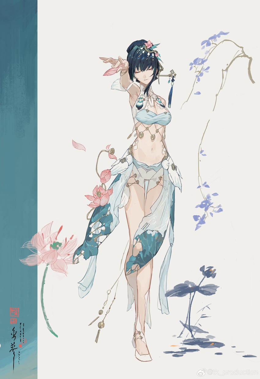 hanying and hanying: solacetune (punishing: gray raven) drawn by tk_production