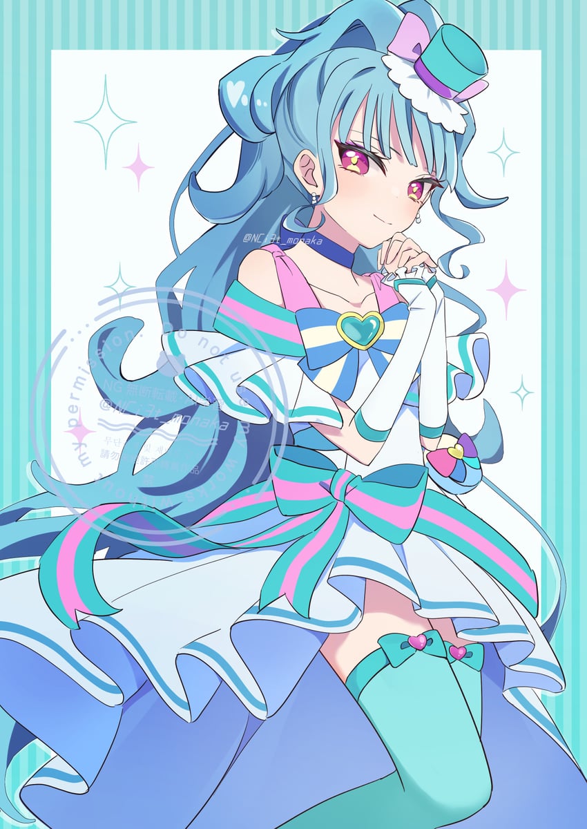 nekoyashiki mayu and cure lillian (precure and 1 more) drawn by naka