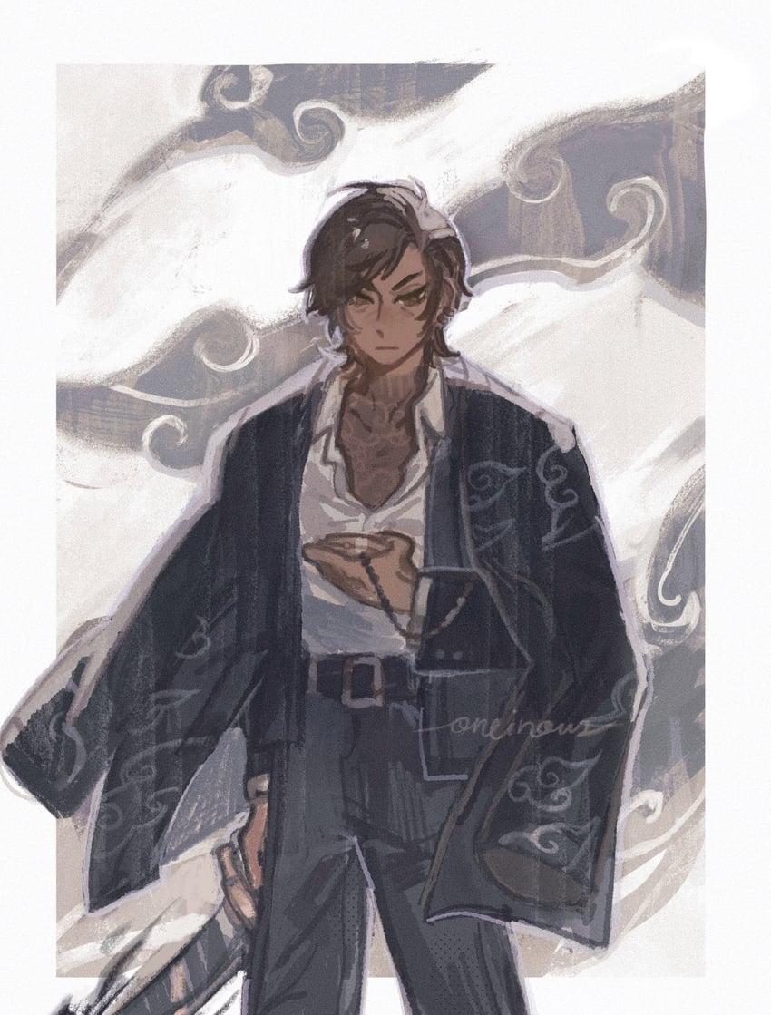 outis (project moon and 1 more) drawn by oneii