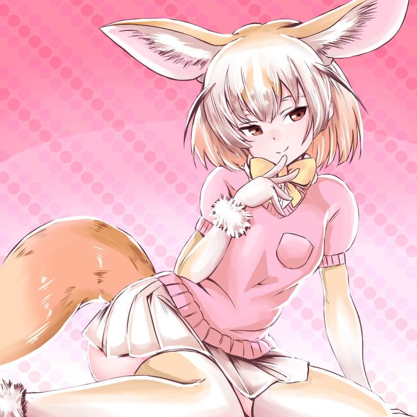 fennec (kemono friends) drawn by akegata_tobari